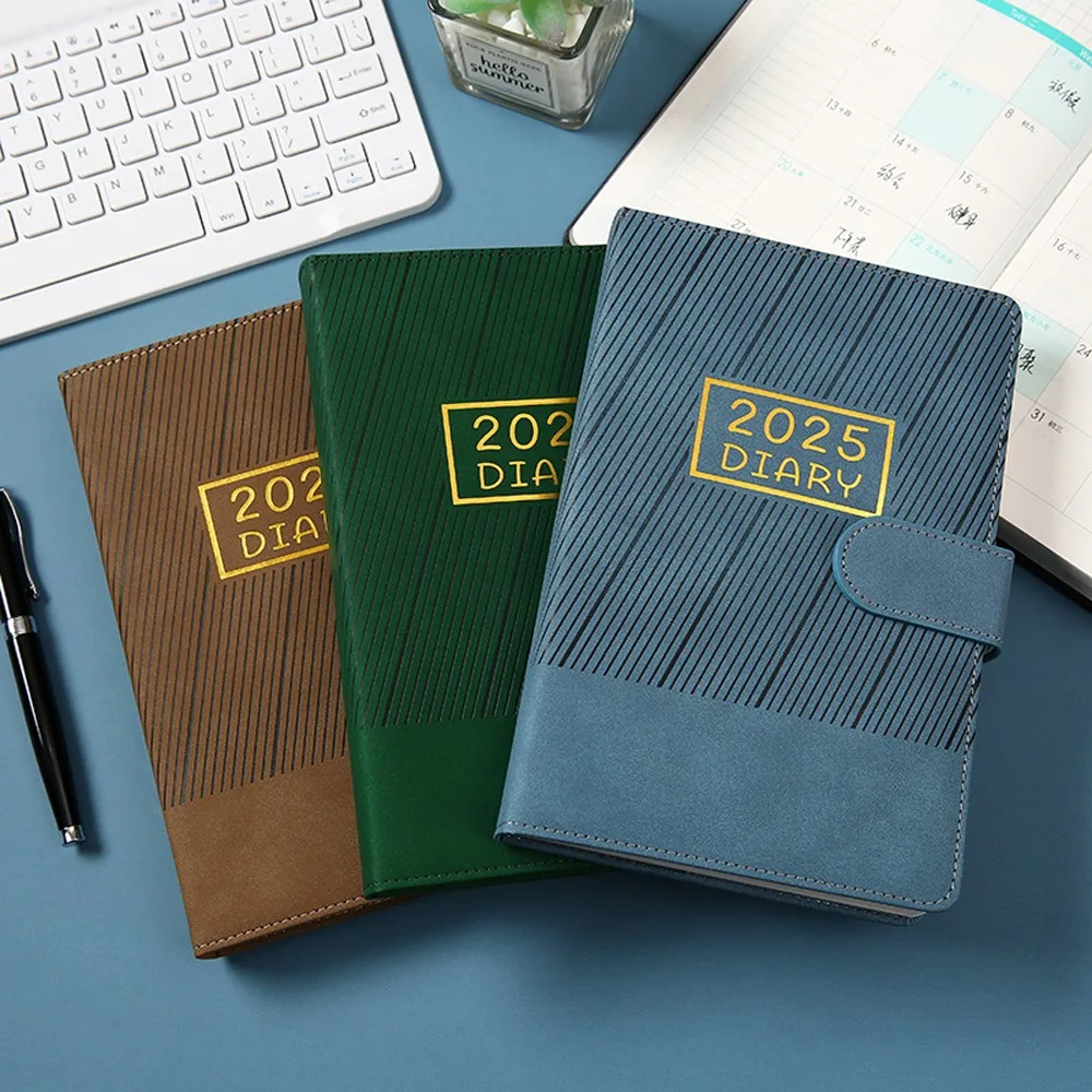 

2025 Schedule Notebook A5 Time Management Work Week Plan Notepad 365 Day Calendar Diary Writing Pads