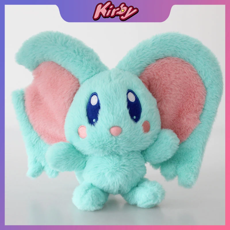 28cm Kirbys Plush Doll Kawaii Elfilin Large Ears Peluche Rattrap Anime Cartoon Animal Soft Toys Cute Home Room Decor Gift Kids