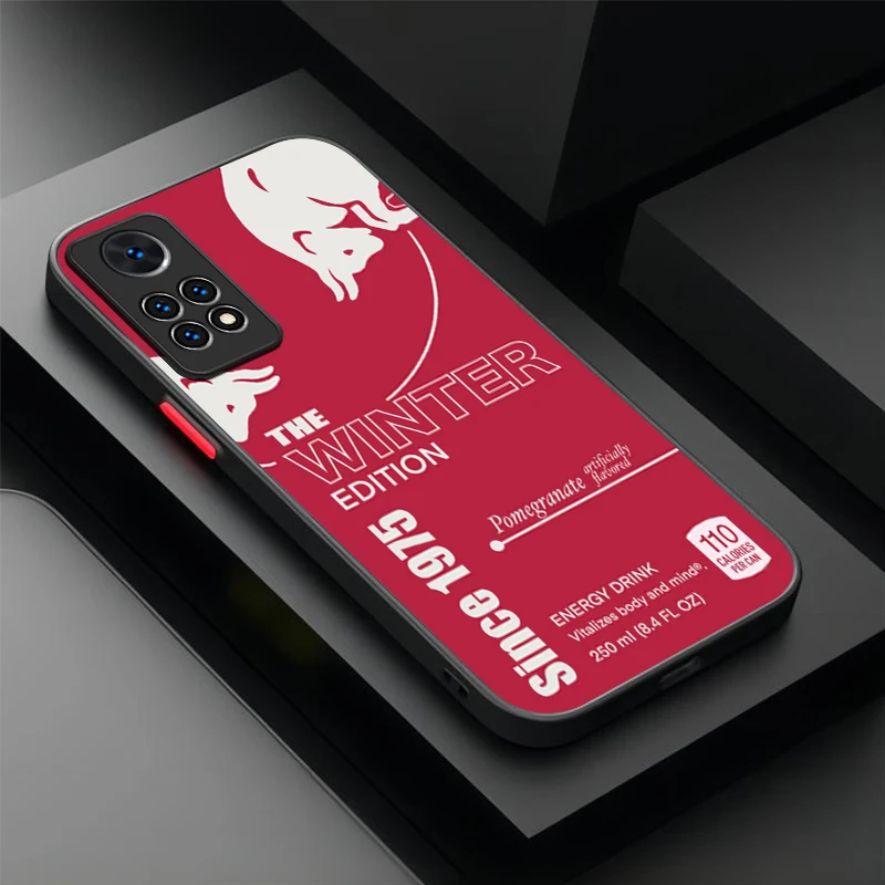 Etui na telefon Fashion Red B-bulleS z logo dla Xiaomi Redmi A5 A4 A3 A3X A2 A1 Plus 13X Redmi K70 Ultra K70E K60 K50 K40 K40S K30 K20