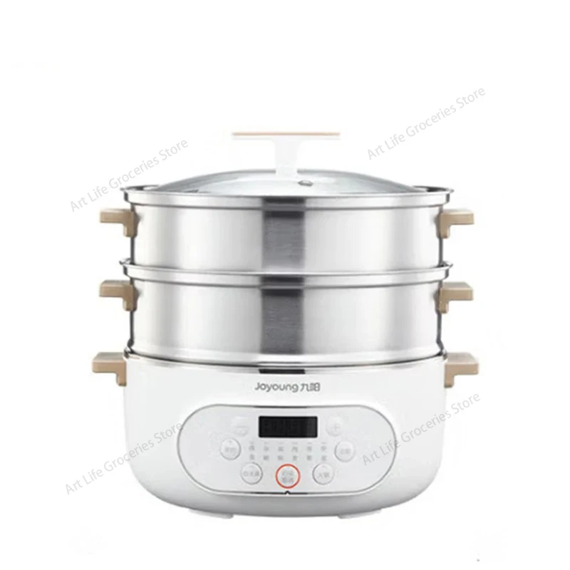 Jiuyang Genuine Electric Steamer Triple Layer High Capacity Household Multi functional Multi layer Electric Breakfast Machine