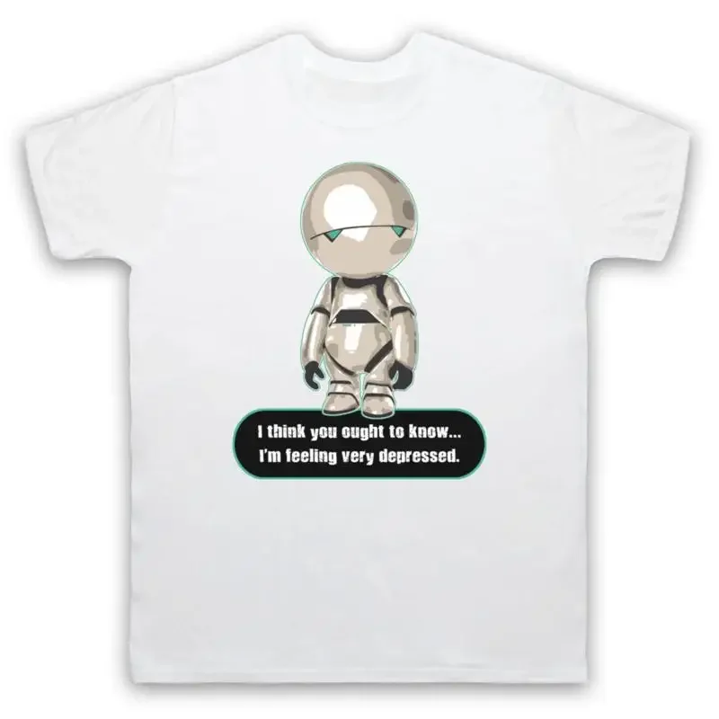 MARVIN PARANOID ANDROID UNOFFICIAL HITCHHIKERS GUIDE MENS WOMENS T SHIRT