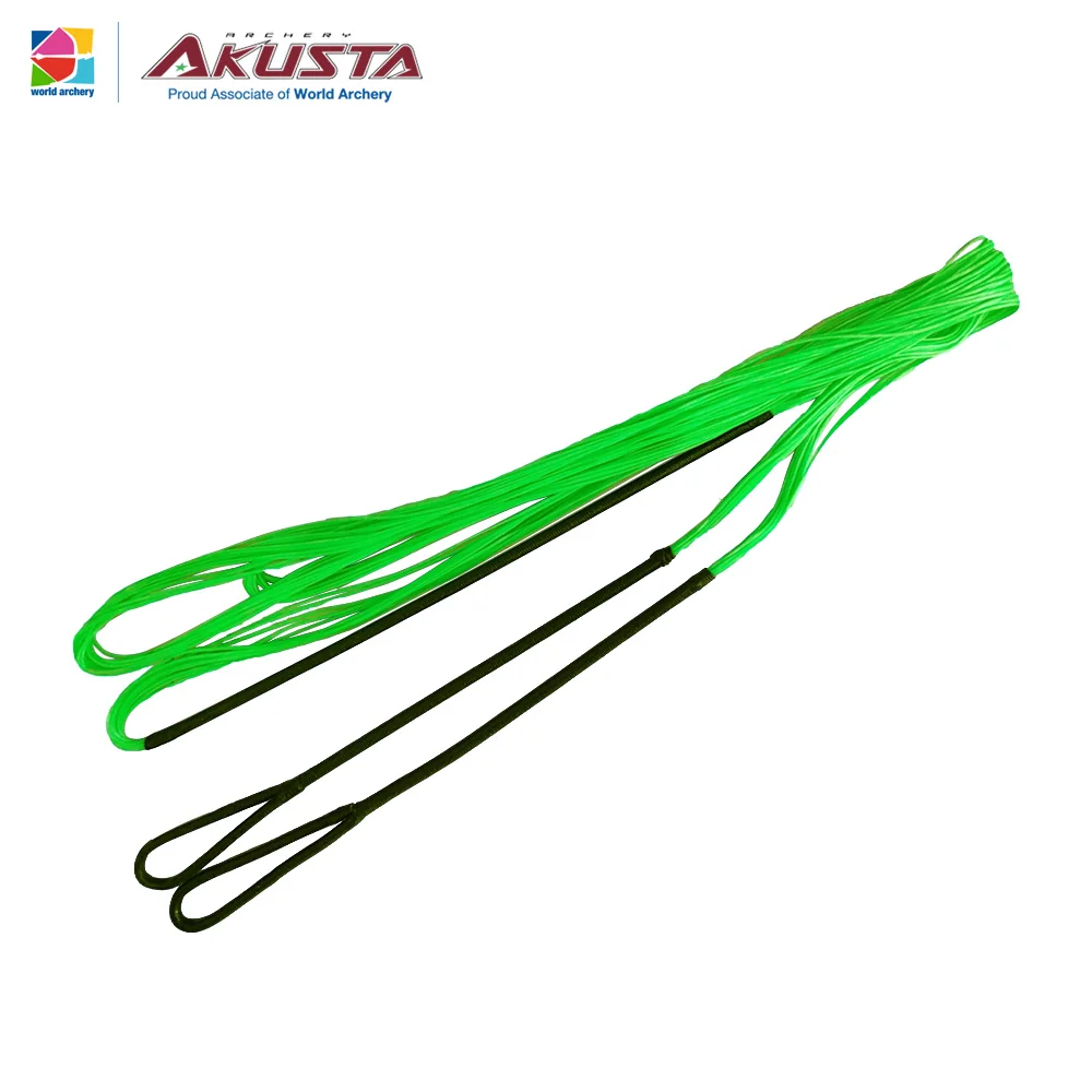 Akusta arco ricurvo Fast Flight Material Bow String BCY 652 colore verde per stringa di arco da 48-70 pollici