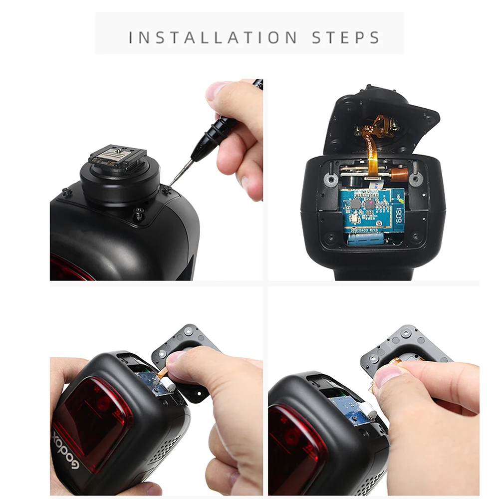 Godox v1 acessórios de sapato quente godox speedlite v1 v1n v1s v1f v1o v1p flash substituir acessórios