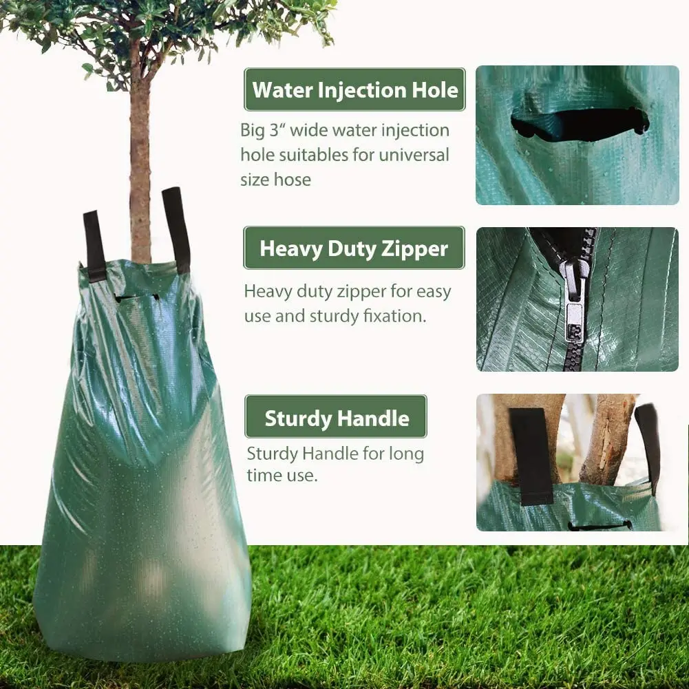 

Plant Drip Irrigation Bags, Garden Tree Irrigation Bags, Hanging Drip Irrigation Bags, Reusable Agricultural Water Bag