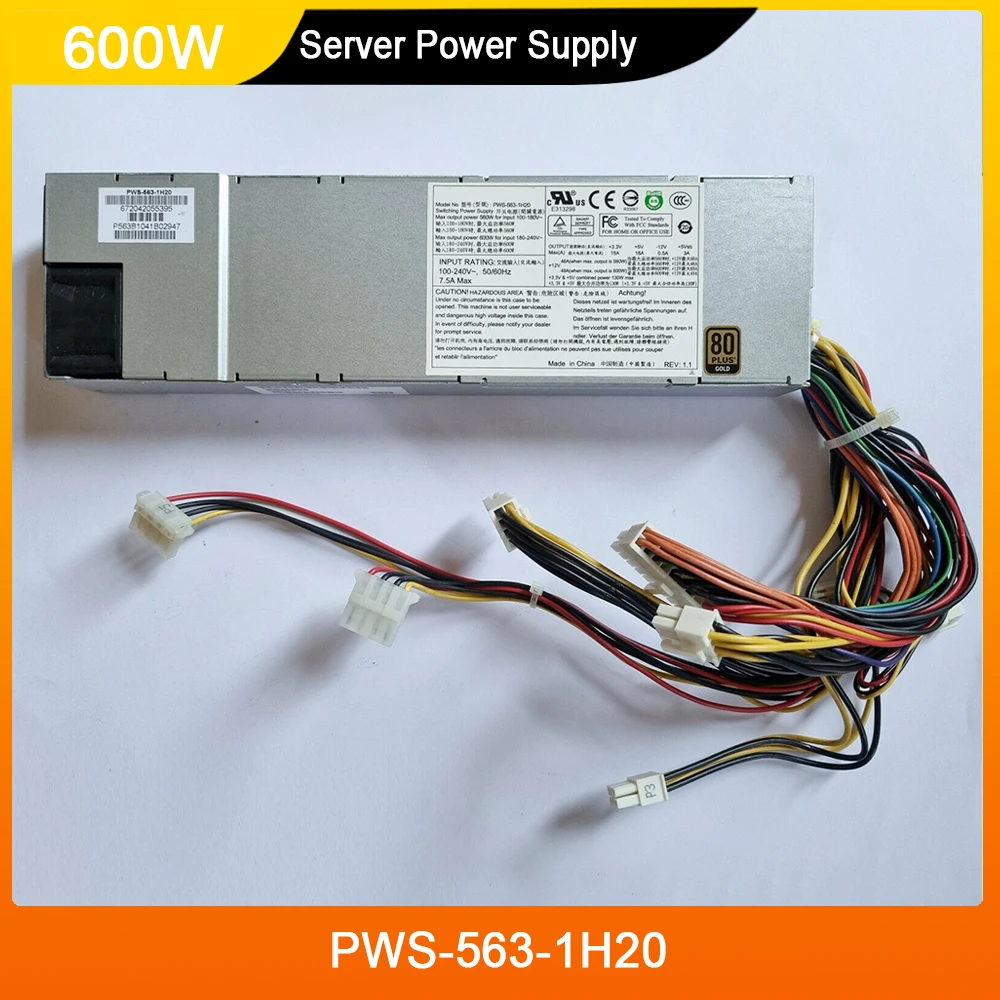 PWS-563-1H20 600W 1U Server Power Supply Fully Tested Fast Ship