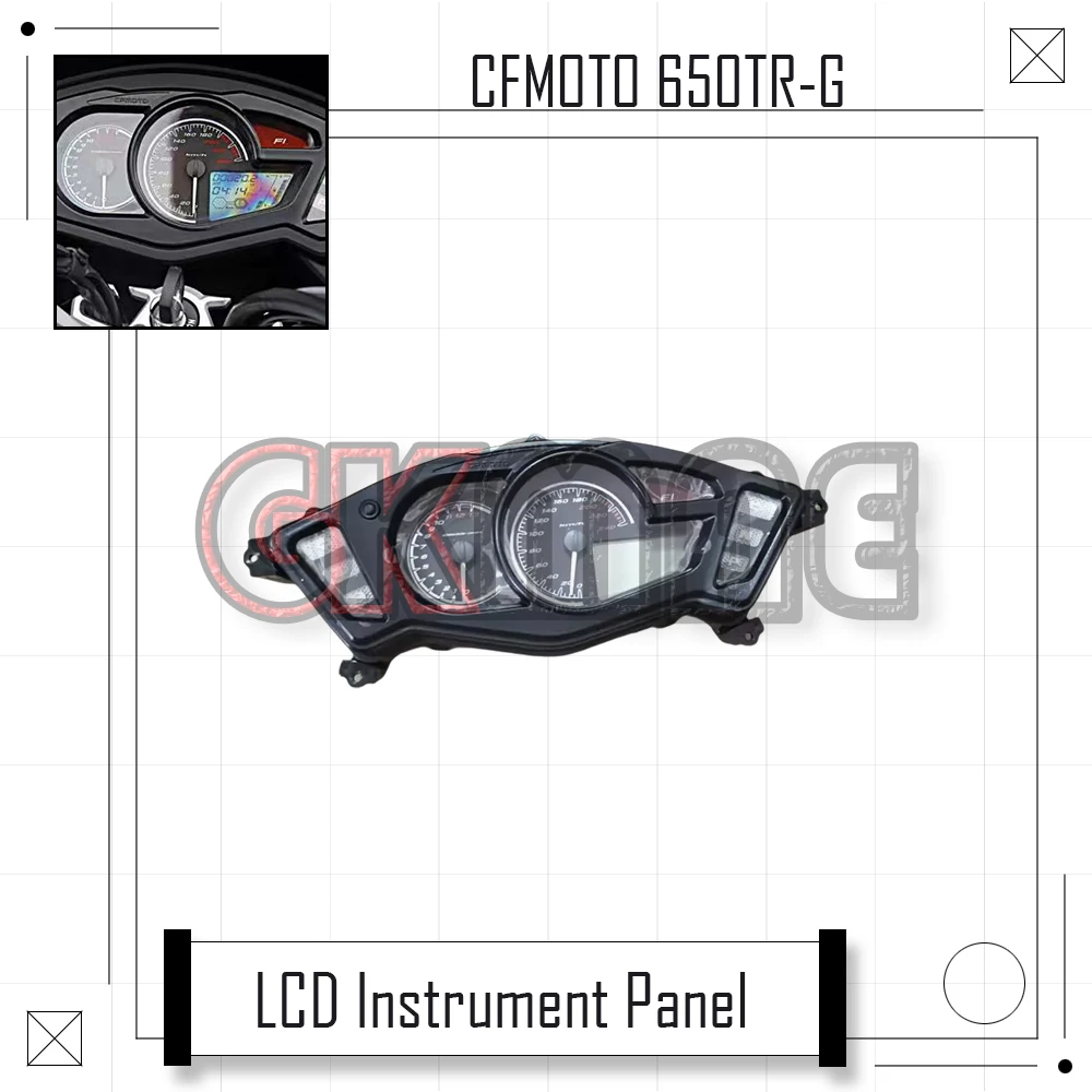 

For CFMOTO 650TR-G 650 TR Motorcycle Original LCD Instrument Panel Assembly Speedometer Odometer Fit CF650-6/6A