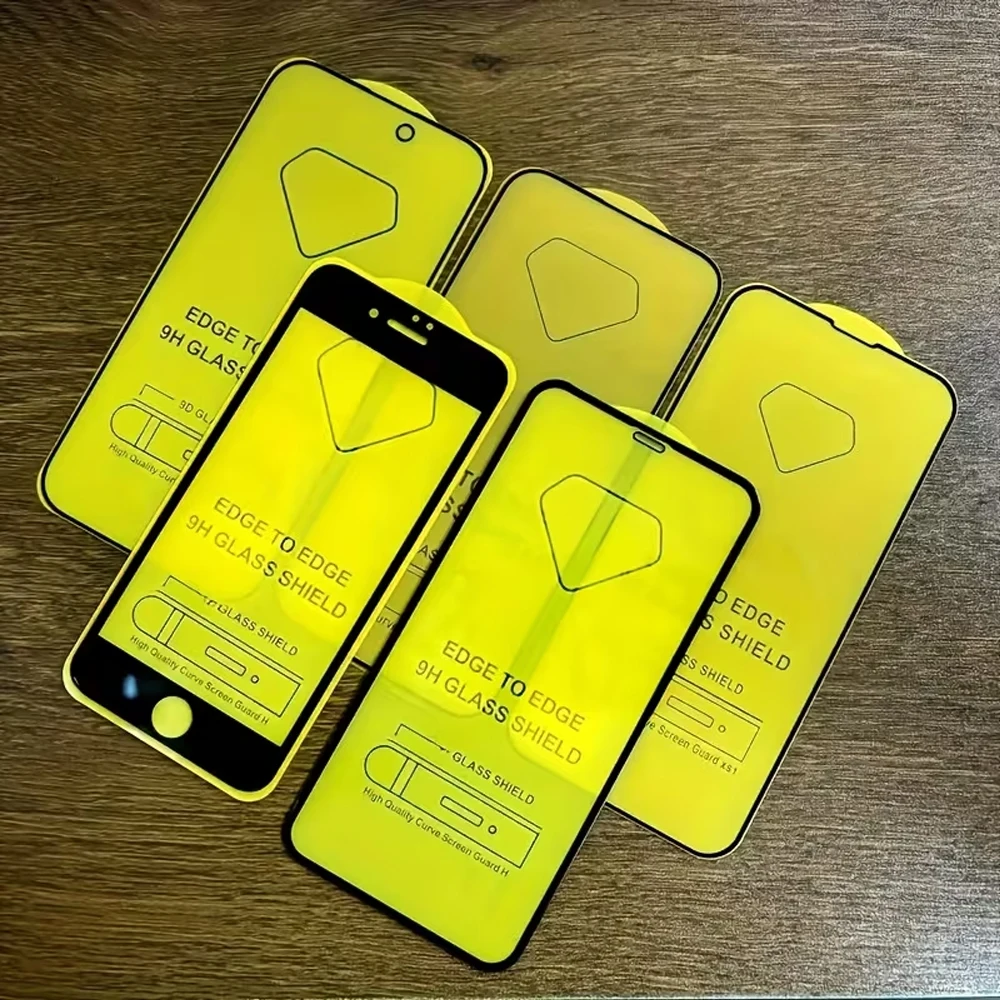 1-5pcs 9D Tempered Glass For iPhone 17 Pro Max Screen Air 16 Pro 16 Plus 16e 15 18 14 13 12 mini 11 X XR Xs Max 6 7 SE Protector view 6