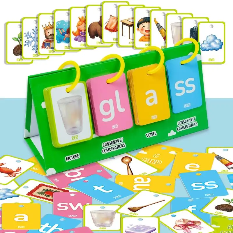 81 pièces modèle de Table sort mots carte éducative photo lettre apprentissage cognitif jouets d'éducation précoce pour enfants enfants