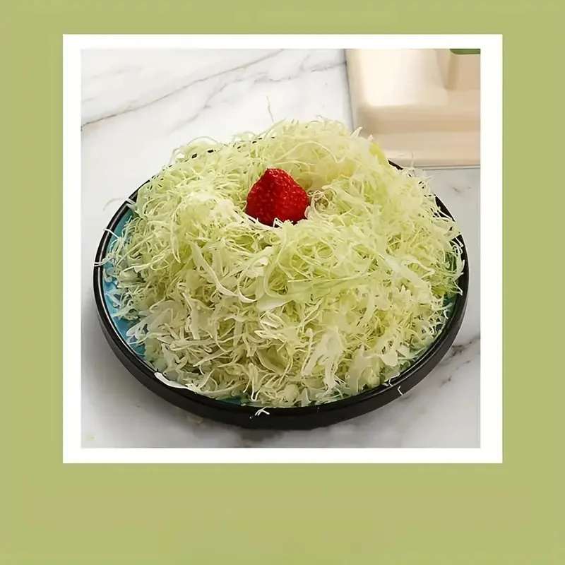 

Cabbage Peeler Stainless Steel Multifunctional Vegetable Chooper Cutter Hand Crank Grater with Handle for Onion Cabbage Salad