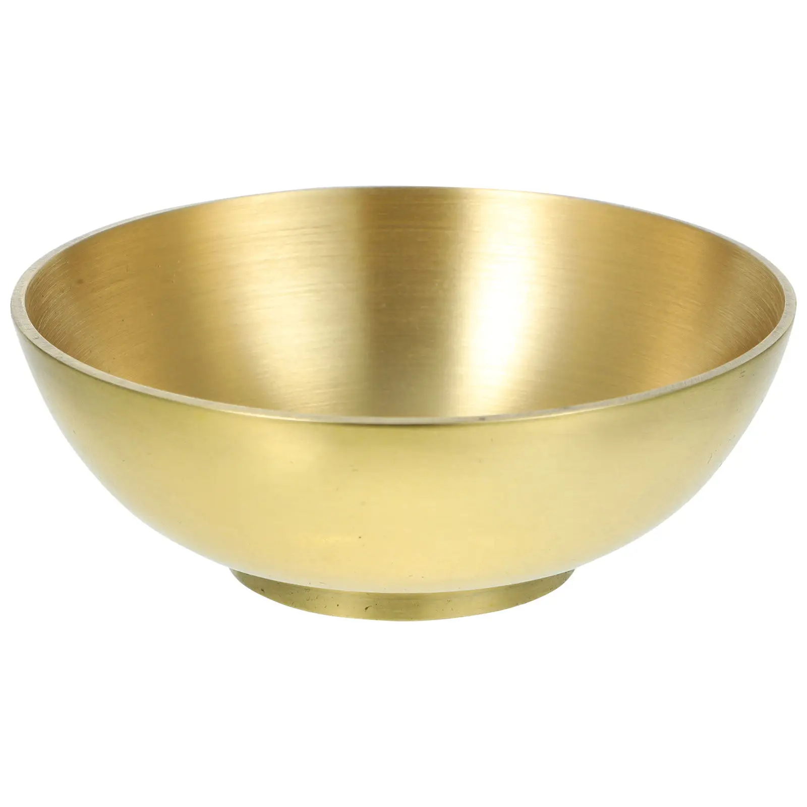 Brass Bowl Traditional Temple Worship Water Offering Bowl for Buddhist Altar Holy Water Ritual Sacred Ceremony Pure Brass Design