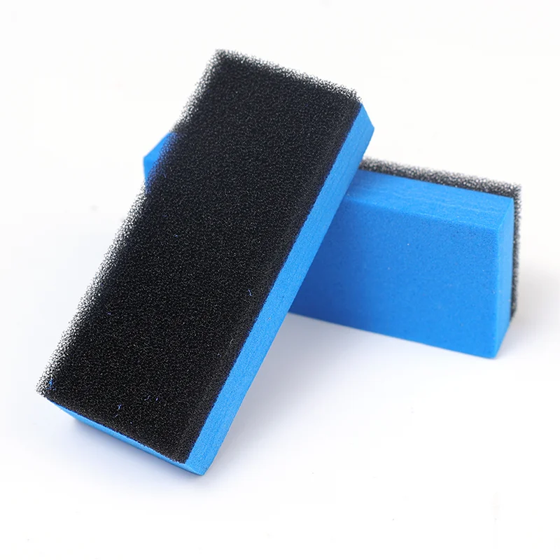 5/10pcs Auto Cleaning Sponge Brush Car Paint Surface Crystal Plating Sponge Block Waxing Polishing Car Wash Accessories