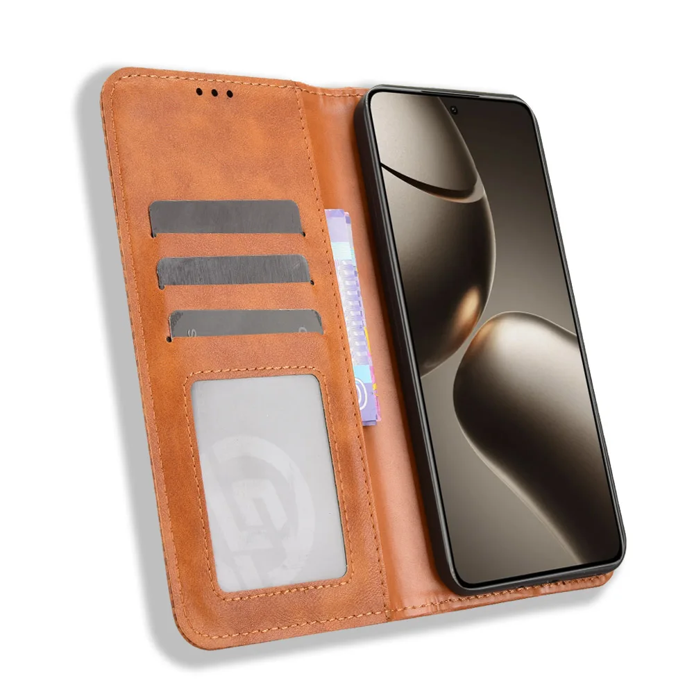 Funda de teléfono tipo billetera de cuero PU para Blackview Wave 8 8C Fusion Flip, funda anticaída para Blackview Oscal Flat 2