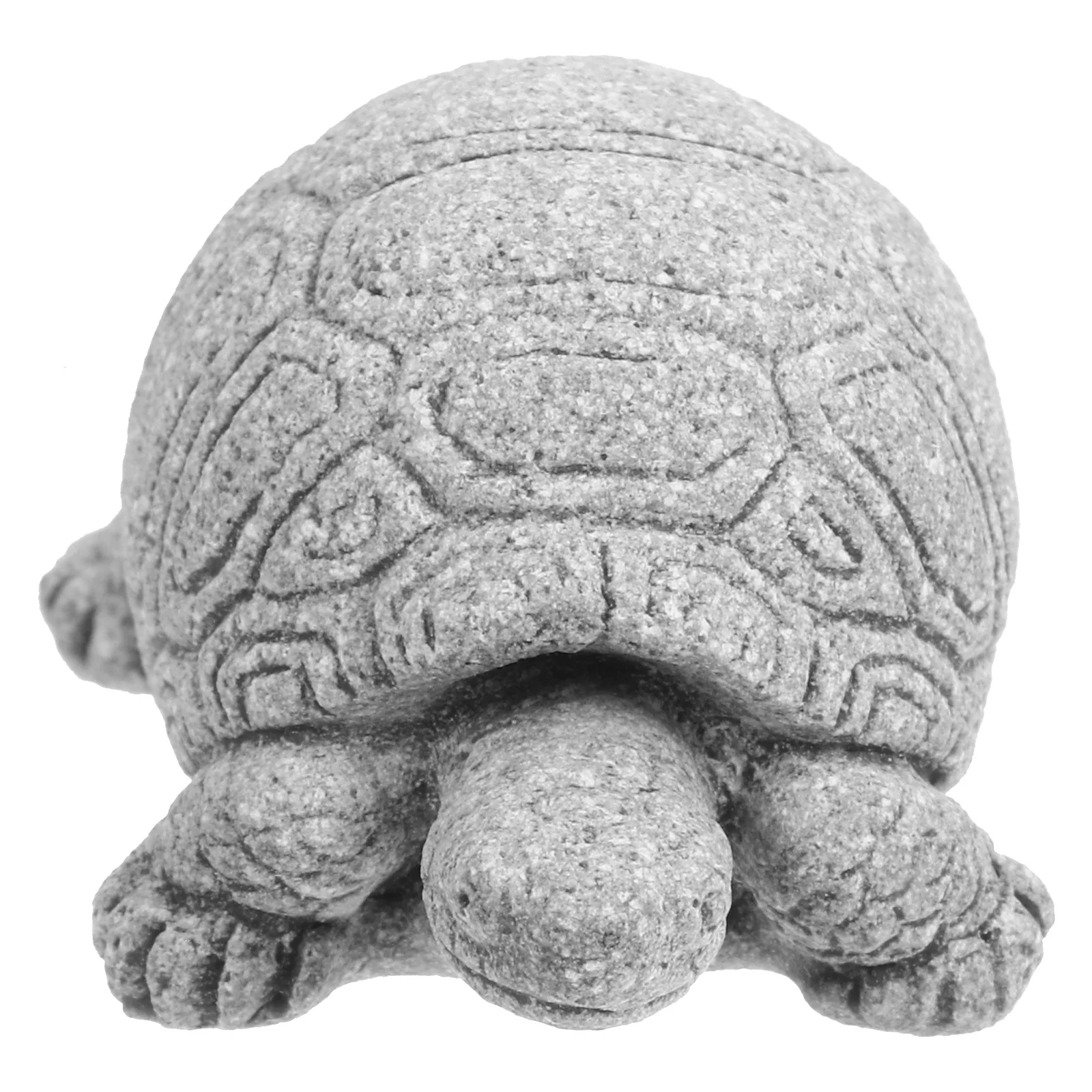 

Miniature Turtle Statue Sandstone Adornment Safe Stable Micro-Landscape Home Garden Decor Lifelike Visual Effect