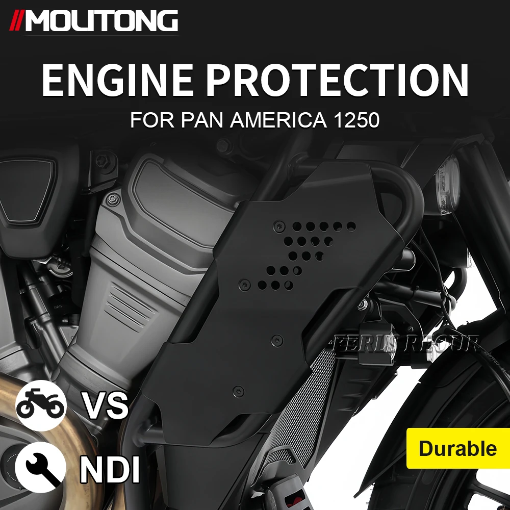 

For PAN AMERICA 1250 PA 1250S PA1250 2021 2022 New Motorcycle Engine Guards Fairing Aluminum Protector Cover Cylinder Head Guard