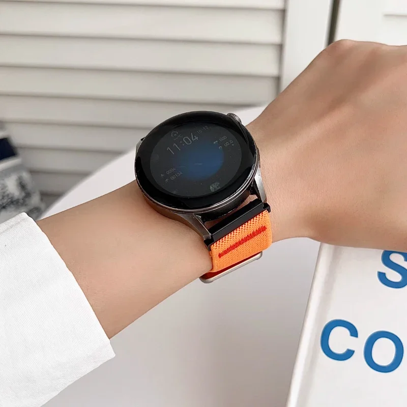 22 mm elastisches Nylonband für Xiaomi Watch 2 Pro S4 S3 S2 S1 Pro Active geflochtenes Uhrenarmband für Mi Watch Color Miwatch Color 2 – Detail 14