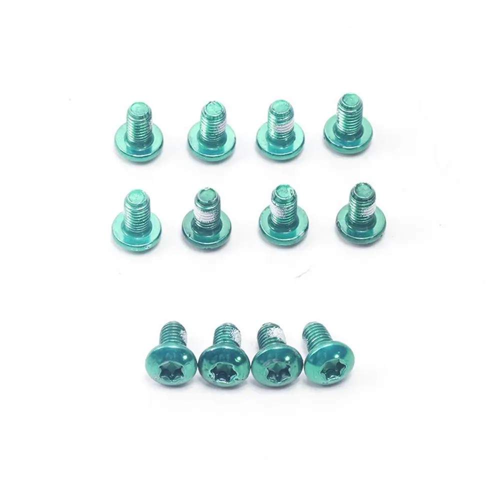 Bike 12PCS Part Tool Bicycle Disc Brake Rotor M5x9mm Brake Accessories Fixing Screws Bike Torx Screws Torx Bolts T25 Screw
