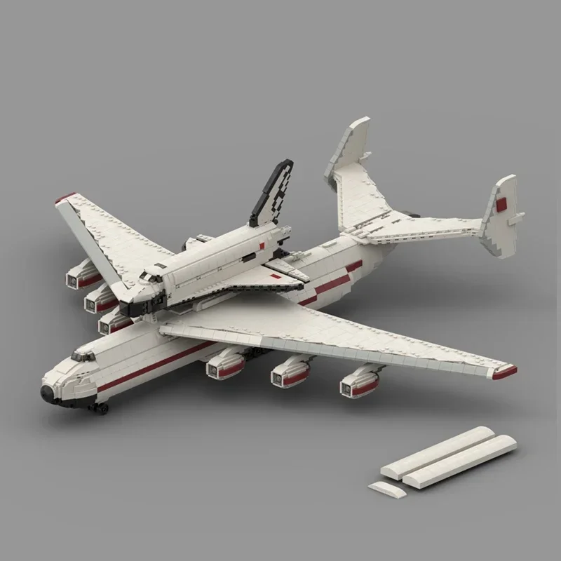 MOC-Briques de construction modèle militaire AN-225, blocs modulaires, technologie d'avion Electrolux, cadeaux jouets pour enfants, ensembles de bricolage, assemblage