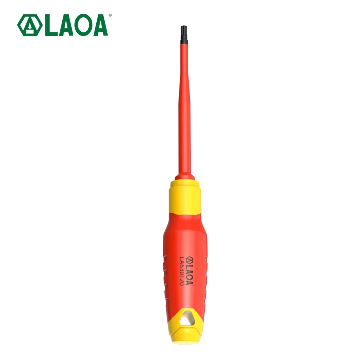 LAOA Isolierter Torx-Schraubendreher mit Loch, hochwertige, langlebige Handwerkzeuge für Elektriker und Heimwerker