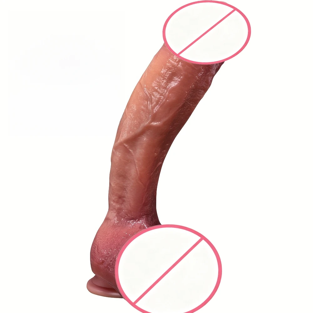 Extra-long liquid silicone manual dildo, female masturbator, sex toy for men and women