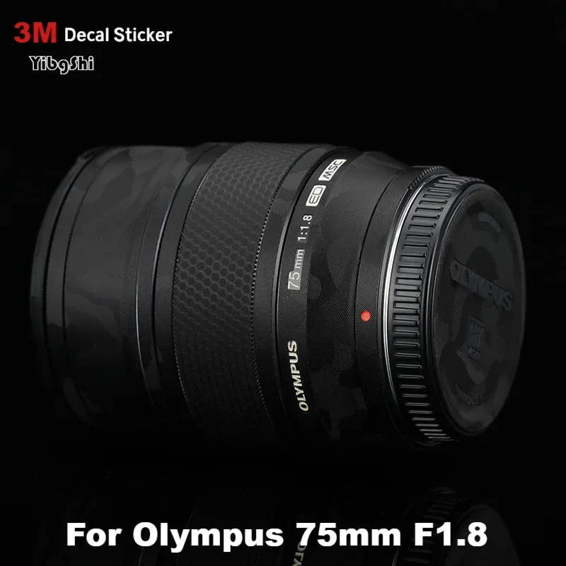 

For Olympus 75mm F1.8 Decal Skin Vinyl Wrap Film Camera Lens Body Protective Sticker Coat M.ZUIKO DIGITAL ED 75 1.8 f/1.8 75/1.8