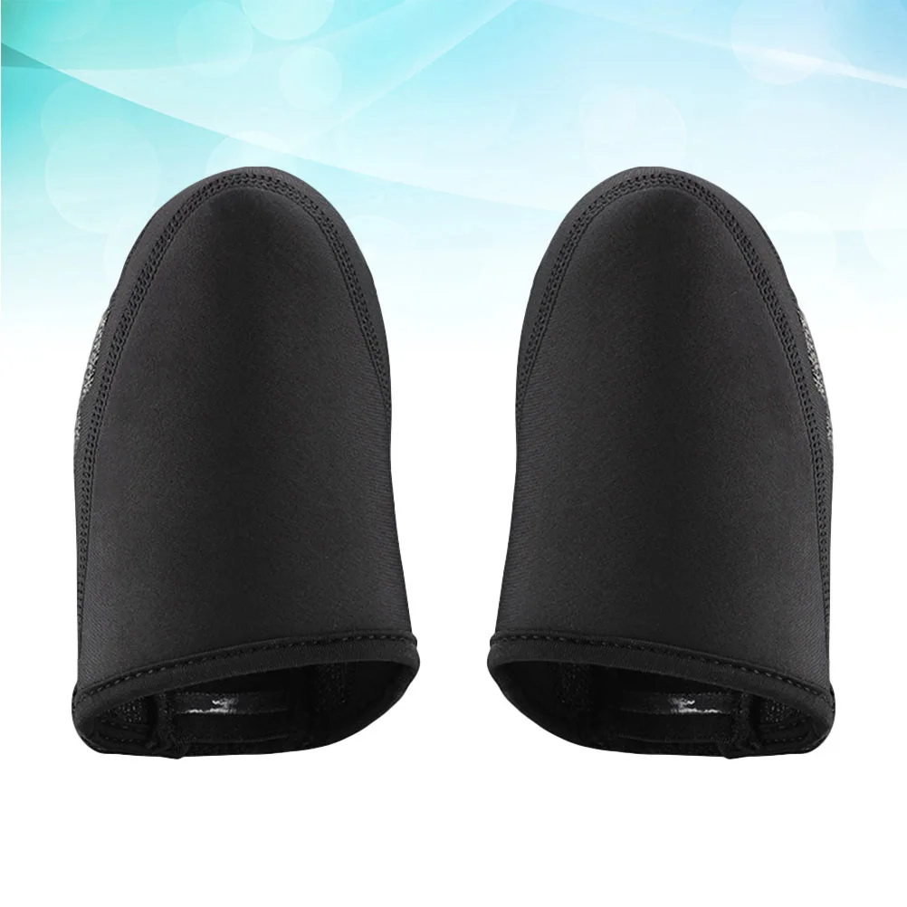 زوج واحد من أغطية أحذية ركوب الدراجات الدافئة المقاومة للرياح باللون الأسود مقاس S M مضادة للانزلاق ومقاومة للماء غطاء حذاء دافئ