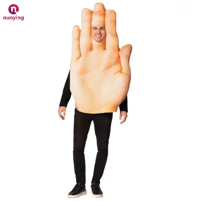 Costume de cosplay amusant pour couple, avec accessoires pour les mains et les pieds, pour hommes et femmes, idéal pour Halloween, les carnavals, les spectacles sur scène et les fêtes.