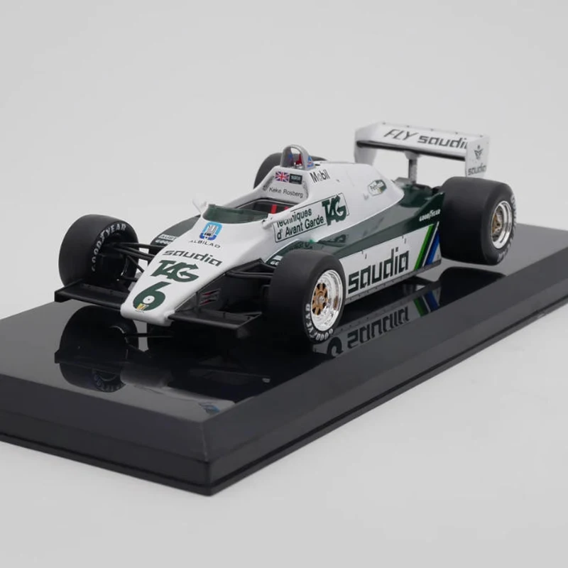 

Ixo 1:24 WILLIAMS FW08 1982 Simulation Alloy Car Model Static Collection Decorated Holiday Gifts Toys