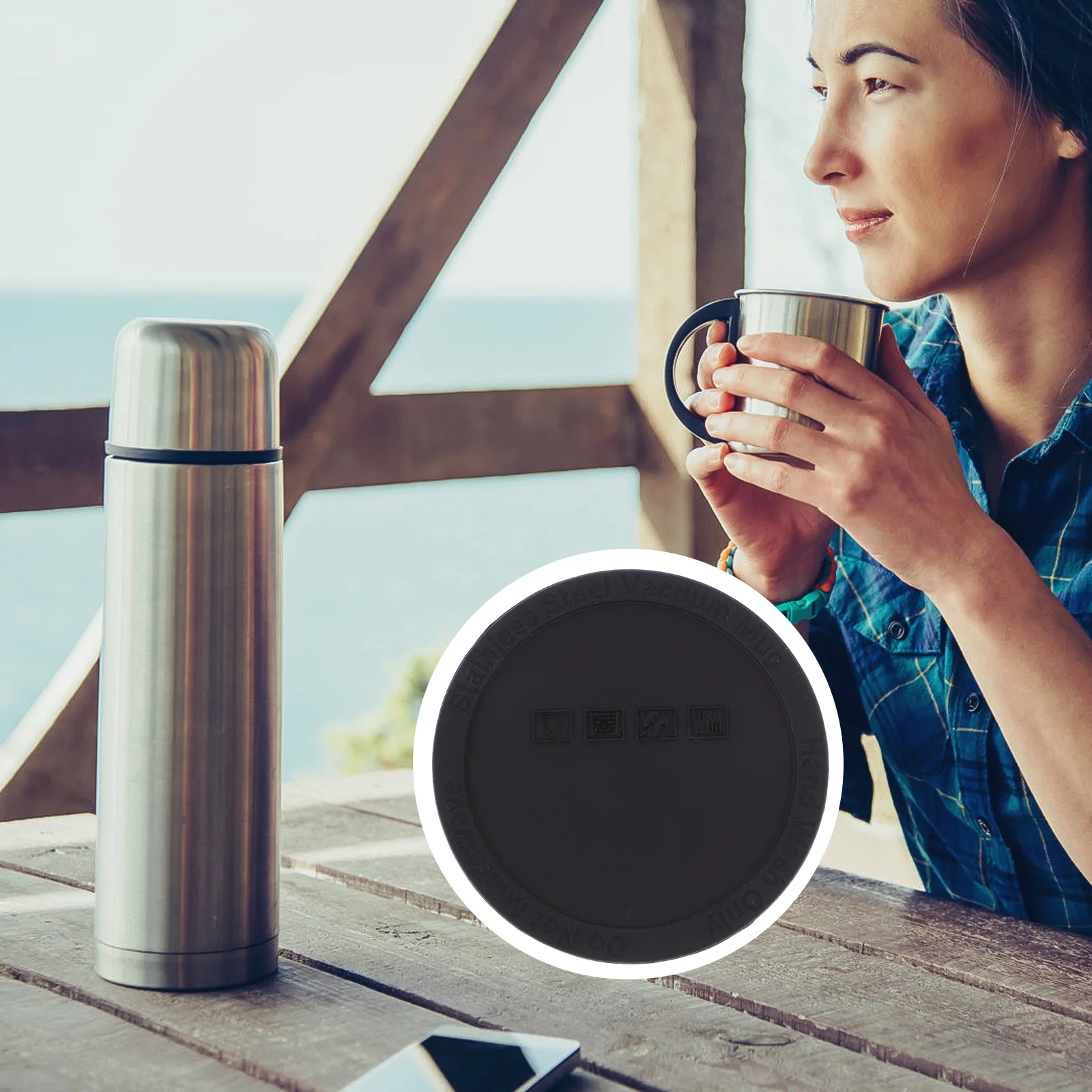 

10Pcs Anti-Skid Cup Pads Silicone Mats Heat-Insulation Home Tumbler Protective Practical Bottle Pads Silicone Cup Mats