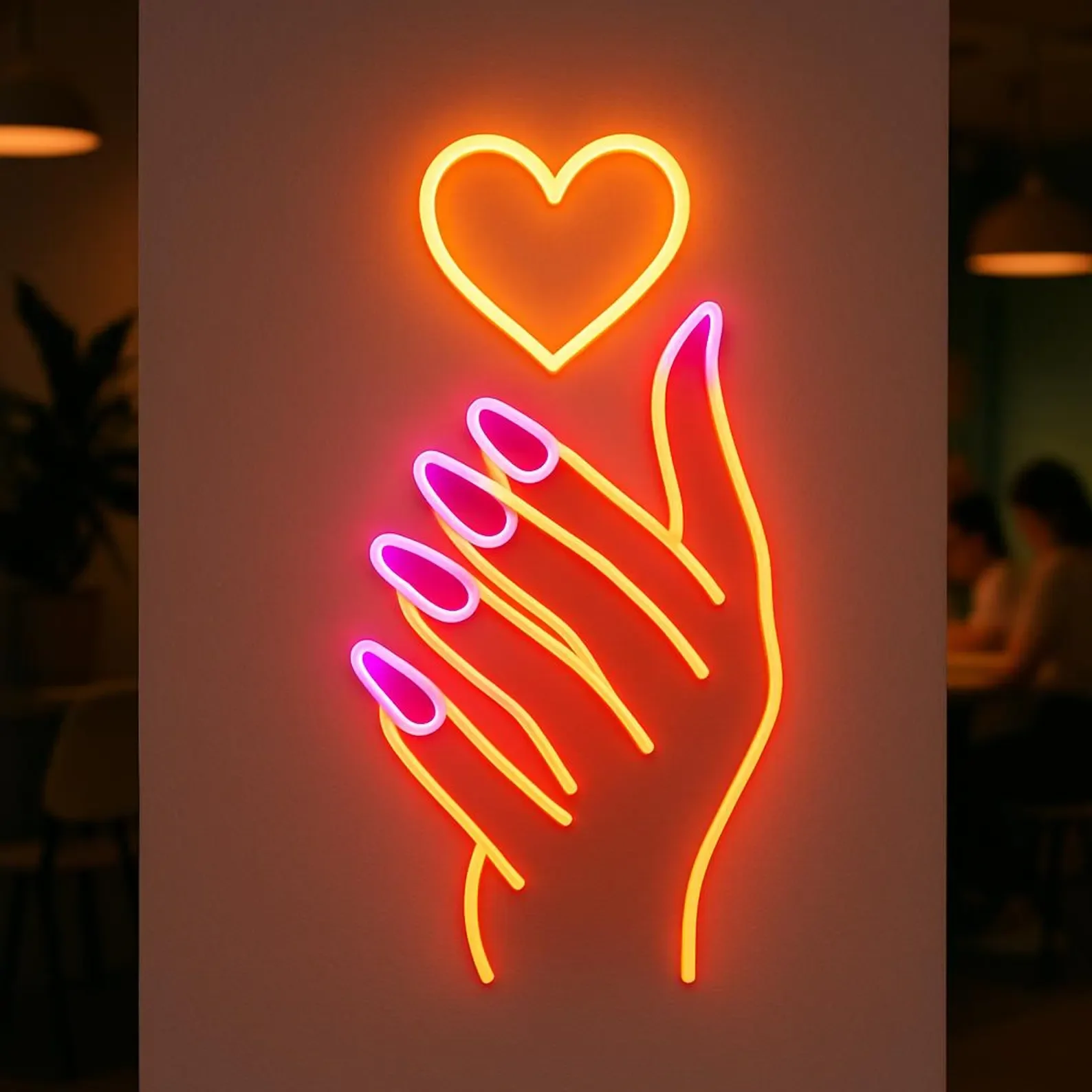 

Manicure Neon Sign Nail Art Neon Sign Nail Salon Sign Nail studio Wall Decor Business gift