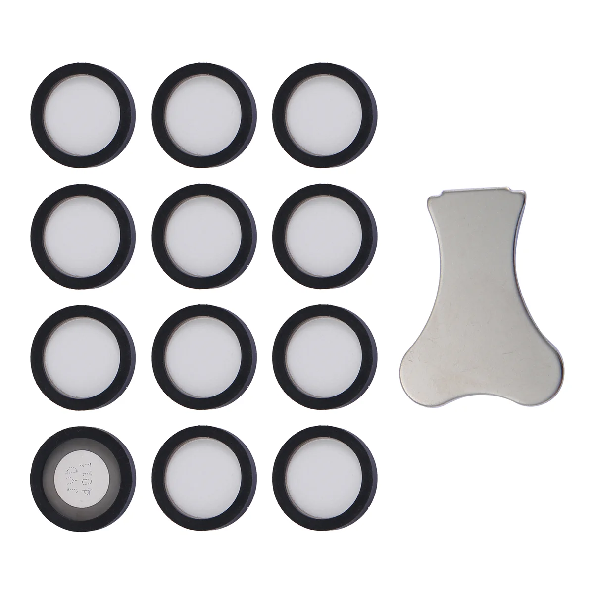 HOT 12Pack Ultrasonic Mist Maker Fogger Ceramics Discs for Humidifier Parts Transducer Discs with Cap Tool