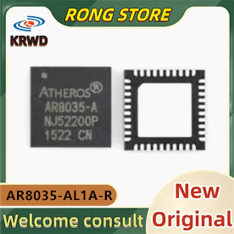 

(5PCS) AR8035-A New and Original Chip IC AR8035-AL1A-R AR8035-AL1A AR8035 QFN40