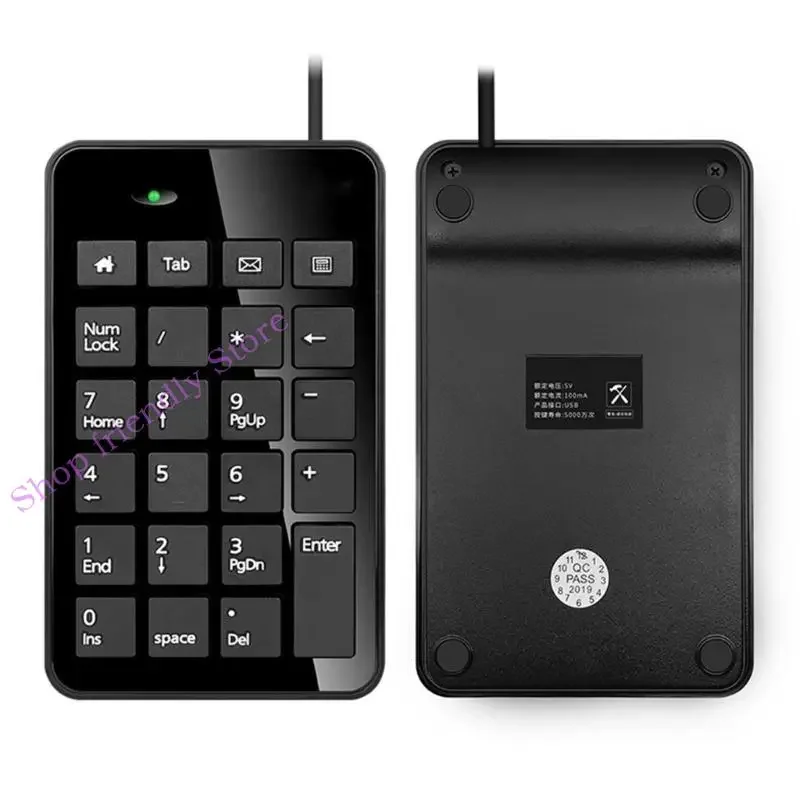 594A USB Numeric KeyPad Numpad 23 Tastiera digitale per Windowsxp 7 8 10