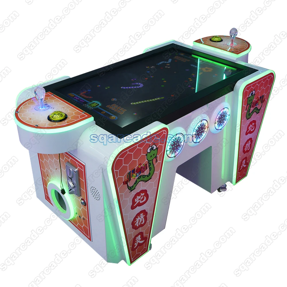 Coin Operated Amusement Kids Crazy Greedy Snake Arcade Game Machine for Adults and kids