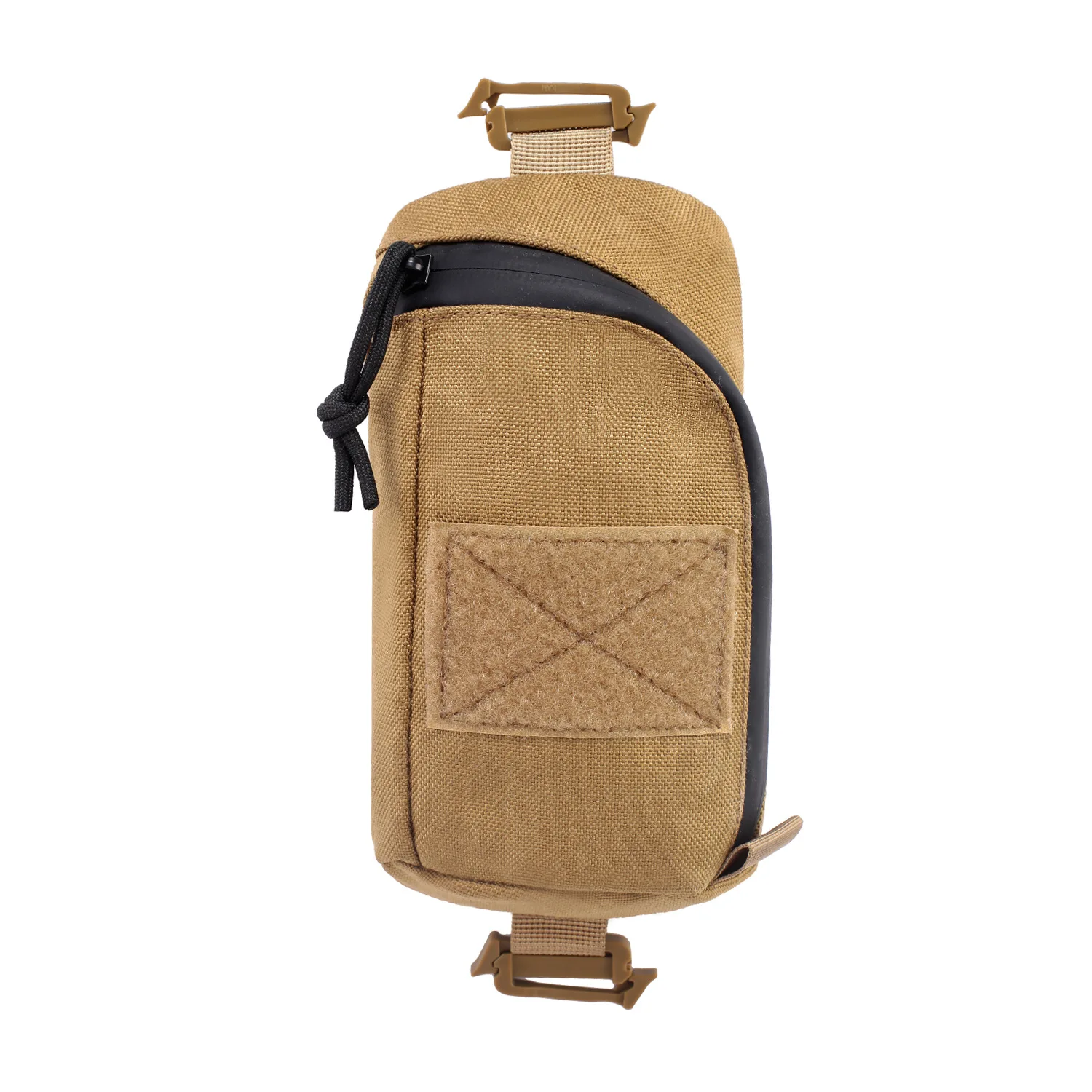 HUNTVP Sac Tactique, Nylon Sacoche Ceinture Multifonctionnelle Molle Sac Pour Plein-Air, Camping Voyage Chasse Randonnée, Alpinisme Et Cyclisme,Marron