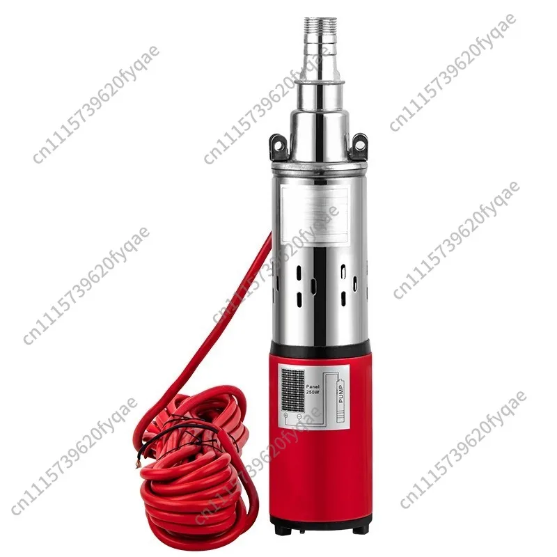 DC Solar Screw Water Pump 12V 24V 36V 48V 60V 72V High Head Deep Well Submersible Pump