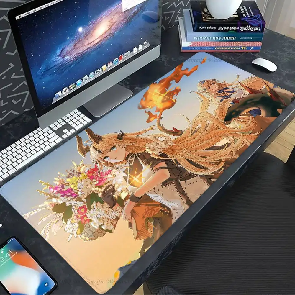 Reed Anime A-Arknights Mousepad Non-slip Suitable For Office Computers Laptops E-sports Game Desk Mats XXL Keyboard
