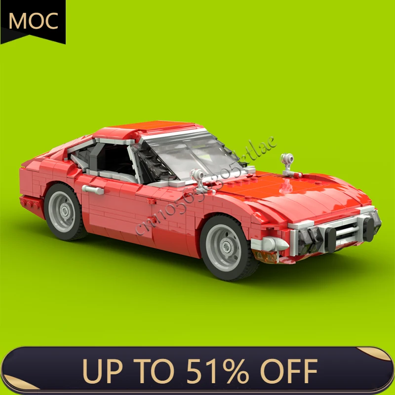 

802 детали Moc Technology Racing Red культовая модель спортивного автомобиля, строительные блоки, скоростной автомобиль, кирпичи, игрушка, детский сюрприз, праздничный подарок