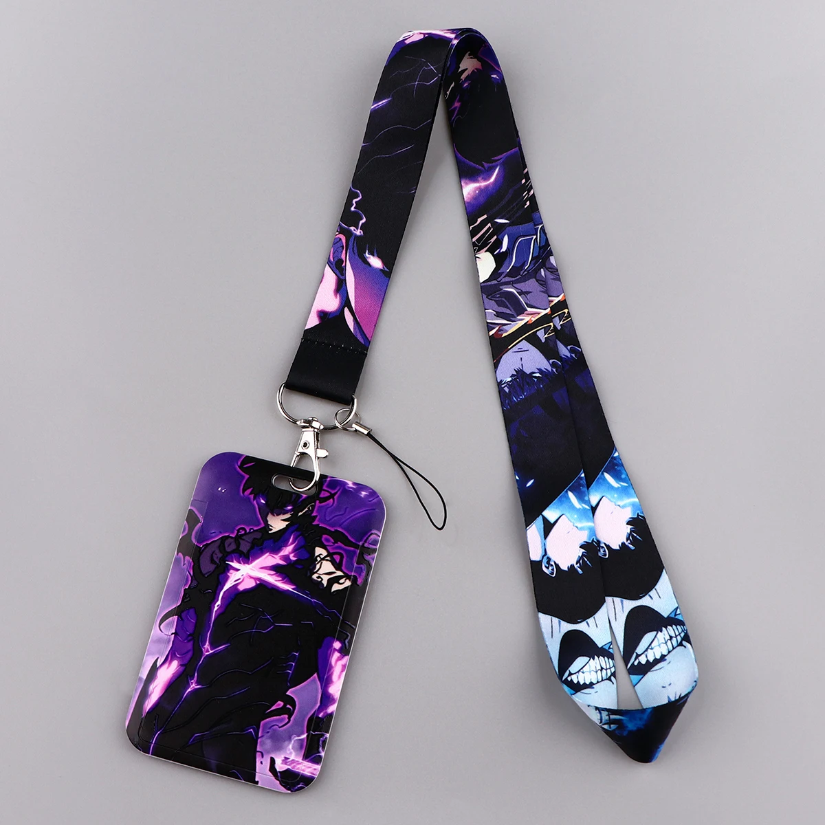 

Anime Lanyard Keychain ID Credit Card Cover Pass Mobile Phone Charm Neck Straps Badge Holder Key Holder Accessories