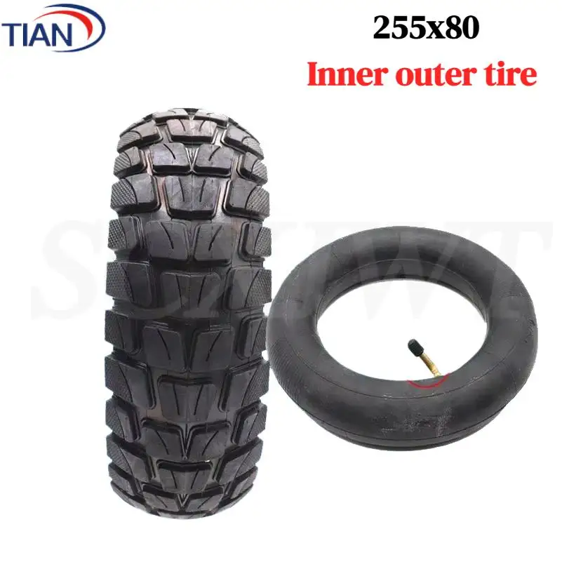 255x80 Reifen Innen- und Außenschlauch für Kugoo M4 Pro Quick 3 Zero 10X Elektroroller 10x2,50/3,0 Offroad-Reifen