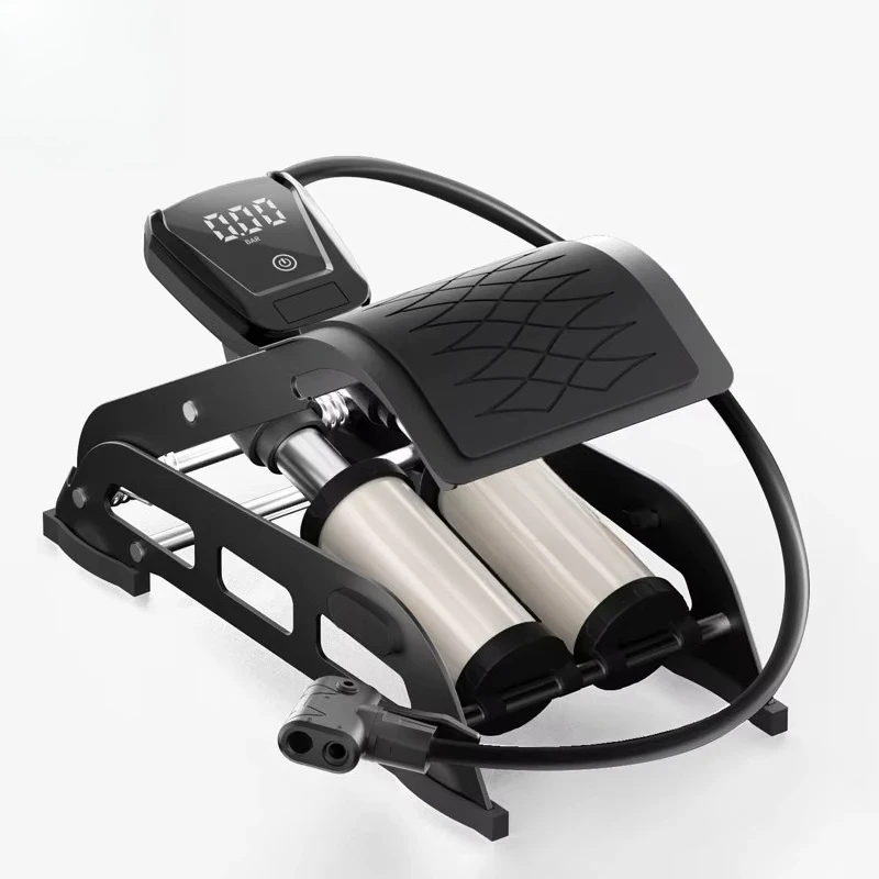 

Made in China, portable LCD digital display high-pressure air pump, intelligent car and bicycle household foot pump