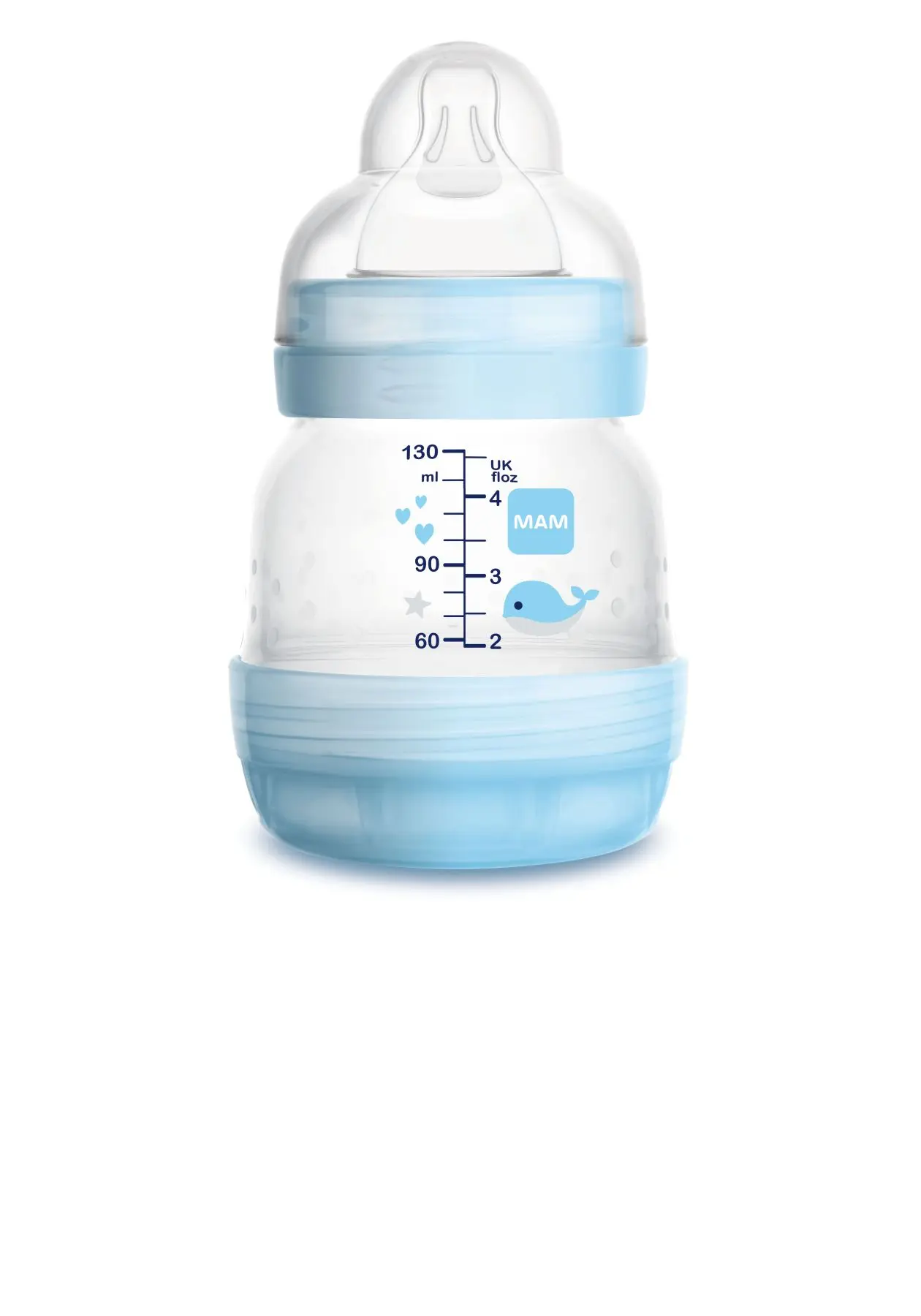 MAMADEIRA MAM EASY START 130ML AZUL 0M + ANTI CÓLICA