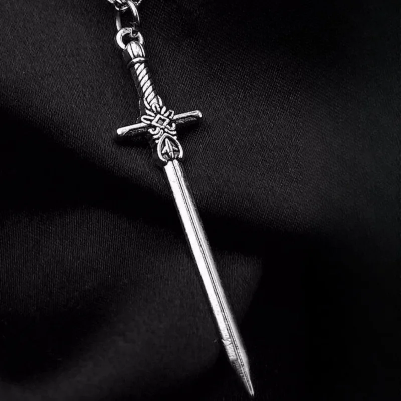 Customized.2 Pieces a Set of-Border Sword Necklace Men's Personalized Same Style Hop