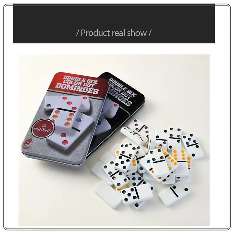 Надежный набор домино цвета слоновой кости, настольная игра домино, интерактивные шахматы и карты для родителей и детей, набор домино цвета слоновой кости, настольная игра домино, па