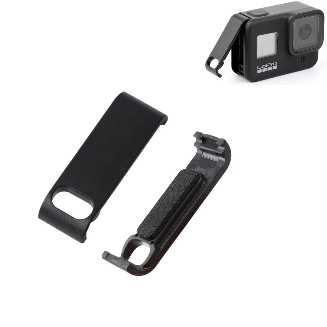 Sports Camera Rechargeable Battery Replacement Cover Side Cover for GoPro HERO8 Sport Action Camera Accessories