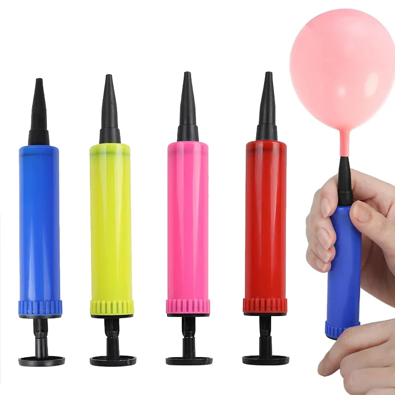 1/2/3 stücke Ballon Pumpe Ballon Inflator Zubehör Hand Push Luftpumpe Hochzeit Valentinstag Geburtstag Party Dekoration Werkzeuge TMZ – Detail 11