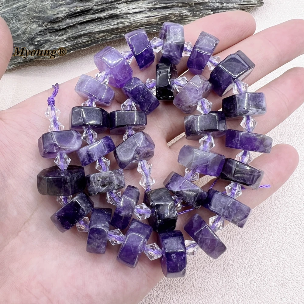 Natural Gems Stone Lapis Ocean Jaspers Crystal Quartz Amethysts Wheel Nugget Beads MY230751