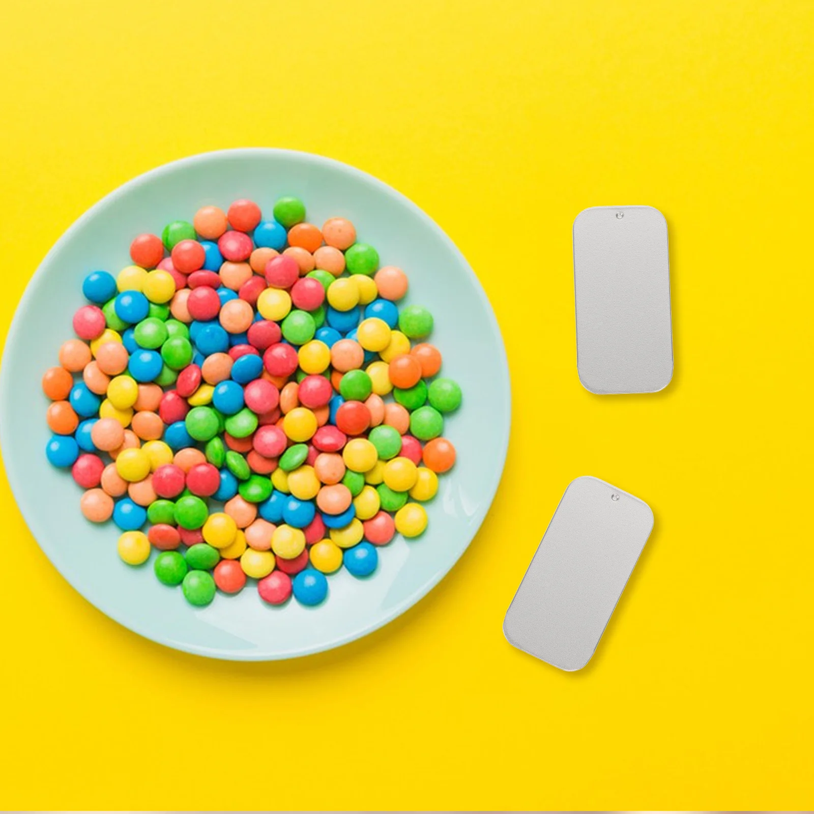 

16pcs Small Tinplate Storage Boxes Push Lid Balm Candy Container Portable Metal Tins For Pills Coins Sweets Multi-Function Tin