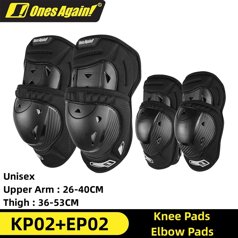 

Ones Again Motorcycle Knee Pads Elbow Motocross Racing Protective Combo MTB Riding Elbow Guards Moto Joelheira Motor Accessories