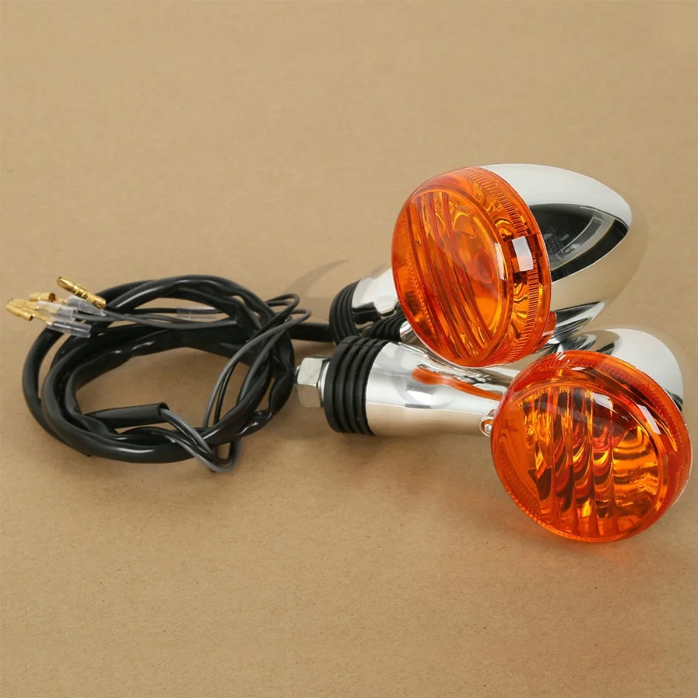 

Указатели поворота мотоцикла для SUZUKI Boulevard M109R VRZ1800 Harley Dyna Softail Sportster, индикатор сигнала Chopper Bobber