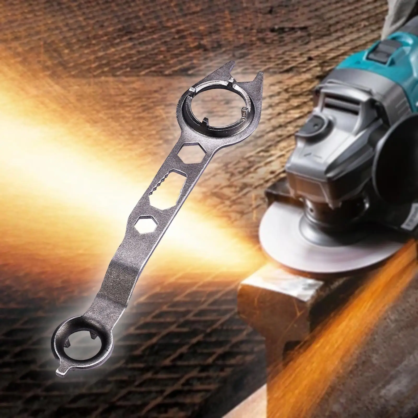 Four Claw Angle Grinder Wrench Manual Tool Angle Grinder Lock Nut Wrench Spanner
